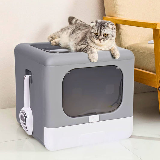 Sleek and Functional Cat Litter Box-Detachable Design - The Grand Bazaar of Australia
