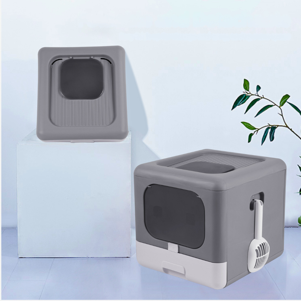 Sleek and Functional Cat Litter Box-Detachable Design - The Grand Bazaar of Australia