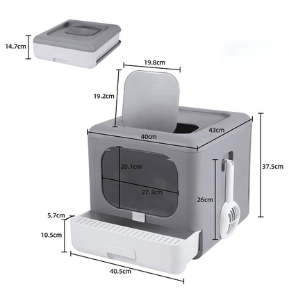 Sleek and Functional Cat Litter Box-Detachable Design - The Grand Bazaar of Australia