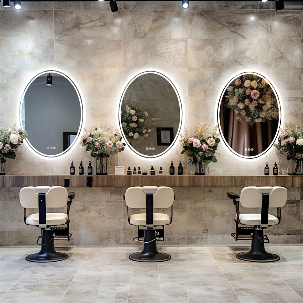 Oval LED Bathroom Mirror with Demister - The Grand Bazaar of Australia