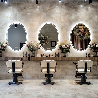 Oval LED Bathroom Mirror with Demister - The Grand Bazaar of Australia
