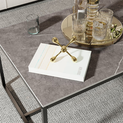 Rectangular Marble Coffee Table - The Grand Bazaar of Australia