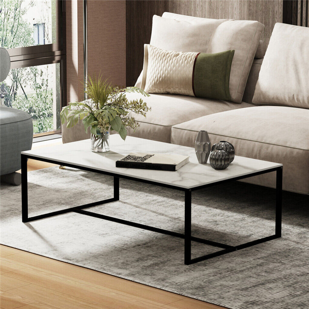 Rectangular Marble Coffee Table - The Grand Bazaar of Australia
