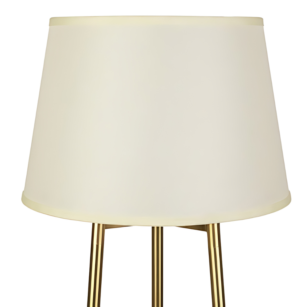 Tall Floor Lamp with 3-Tier Marble Shelves - The Grand Bazaar of Australia