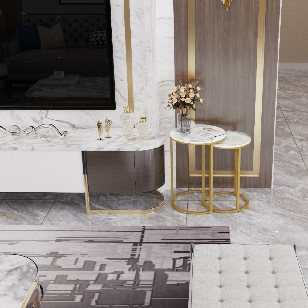 Modern Nesting Coffee Side Table Set - The Grand Bazaar of Australia