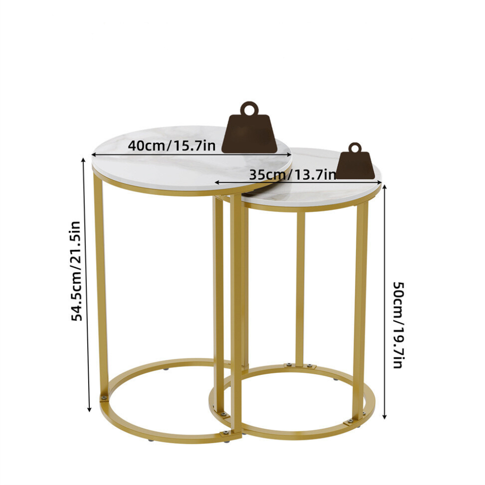 Modern Nesting Coffee Side Table Set - The Grand Bazaar of Australia