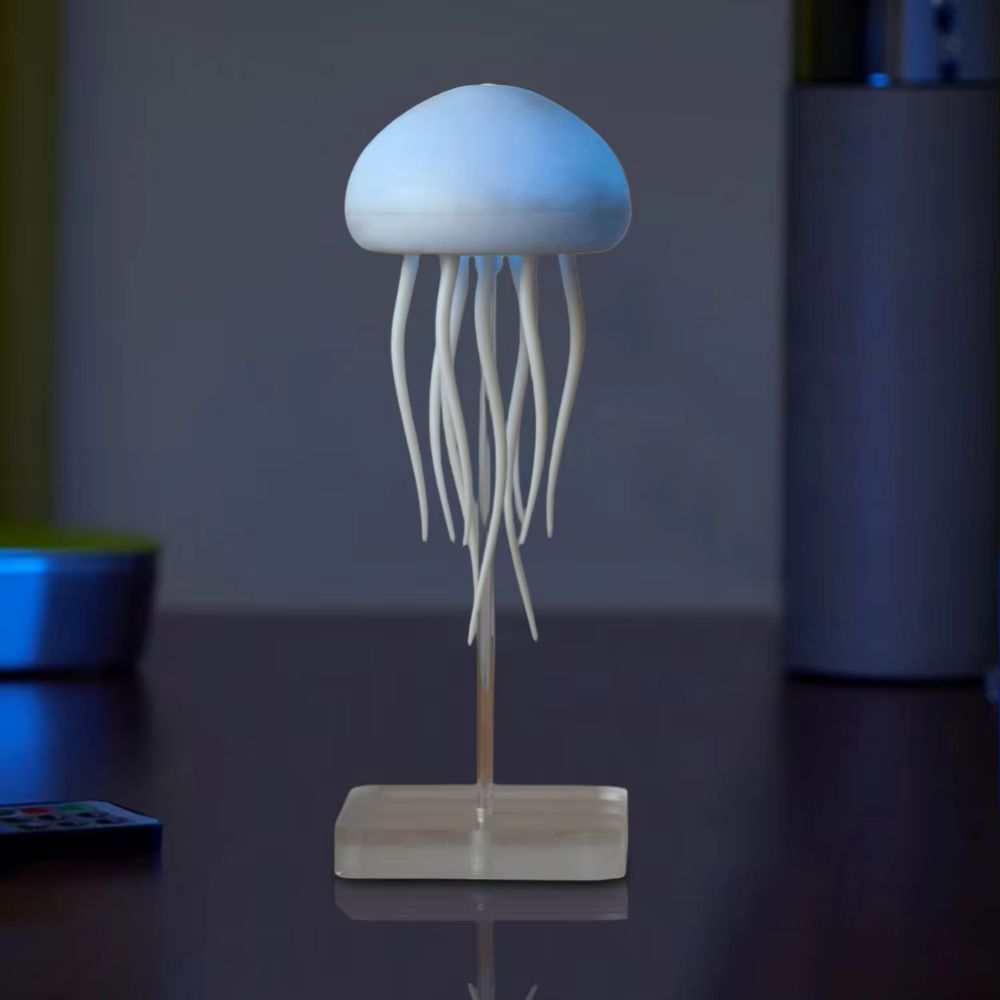 Dancing Jellyfish Night Light Vibrant RGB Gradient with Voice Control and Type-C Charging - The Grand Bazaar of Australia