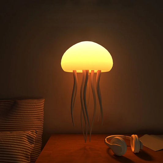 Dancing Jellyfish Night Light Vibrant RGB Gradient with Voice Control and Type-C Charging - The Grand Bazaar of Australia