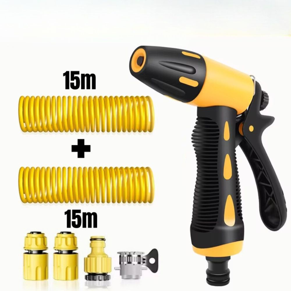High-Pressure Telescopic Water Hose Set for Efficient Car Washing - The Grand Bazaar of Australia
