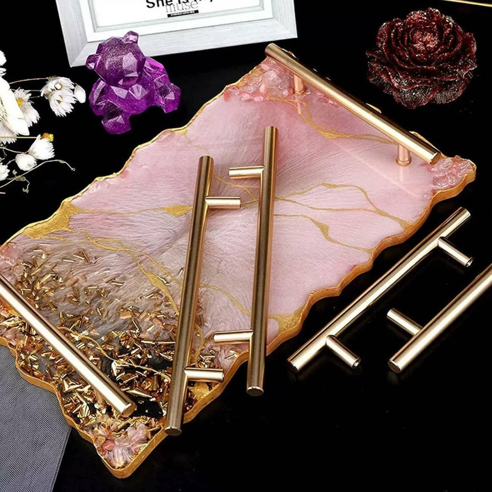 Large Safe Silicone Tray Artist Mold Irregular Coaster Resin Art DIY Tray Mould - The Grand Bazaar of Australia