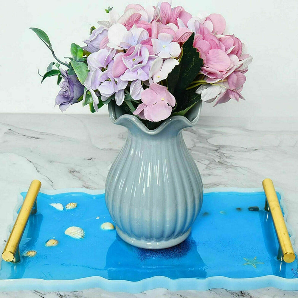 Large Safe Silicone Tray Artist Mold Irregular Coaster Resin Art DIY Tray Mould - The Grand Bazaar of Australia