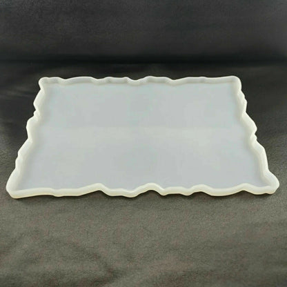 Large Safe Silicone Tray Artist Mold Irregular Coaster Resin Art DIY Tray Mould - The Grand Bazaar of Australia