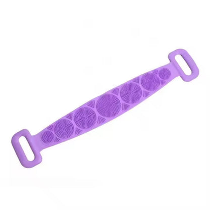 Bath Towel Silicone Exfoliating Back Strap Scrub Shower Body Scrubber - The Grand Bazaar of Australia