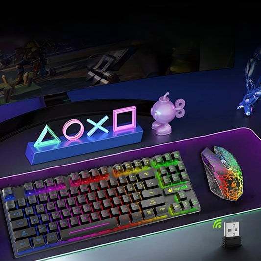 Wireless Mechanical Gaming Keyboard and Mouse Combo - The Grand Bazaar of Australia