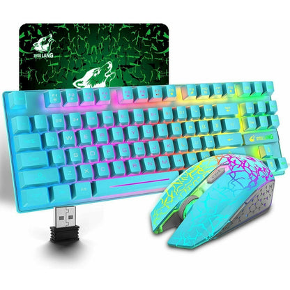 Wireless Mechanical Gaming Keyboard and Mouse Combo - The Grand Bazaar of Australia