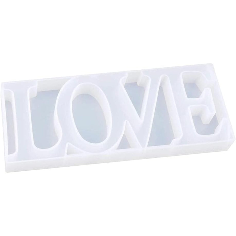 LOVE Sign Resin Casting Mold Silicone Jewelry Making Epoxy Mould Craft Tool - The Grand Bazaar of Australia