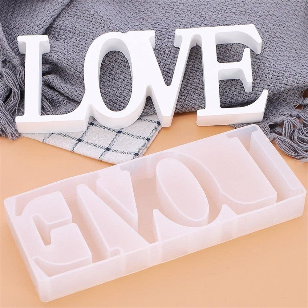 LOVE Sign Resin Casting Mold Silicone Jewelry Making Epoxy Mould Craft Tool - The Grand Bazaar of Australia
