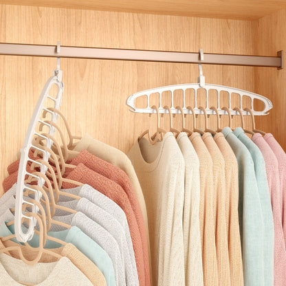 Rotating Folding Clothes Hanger Closet Organizer Storage Hangers - The Grand Bazaar of Australia