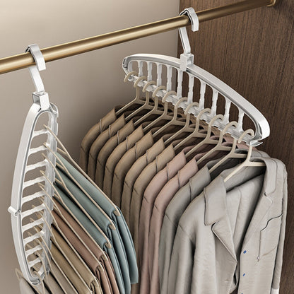 Rotating Folding Clothes Hanger Closet Organizer Storage Hangers - The Grand Bazaar of Australia