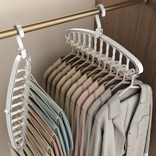 Rotating Folding Clothes Hanger Closet Organizer Storage Hangers - The Grand Bazaar of Australia
