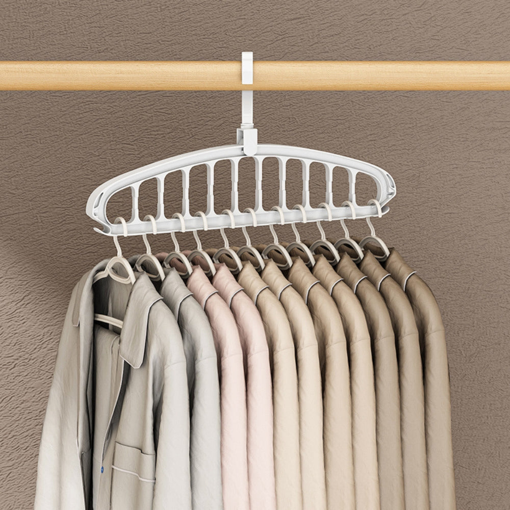 Rotating Folding Clothes Hanger Closet Organizer Storage Hangers - The Grand Bazaar of Australia