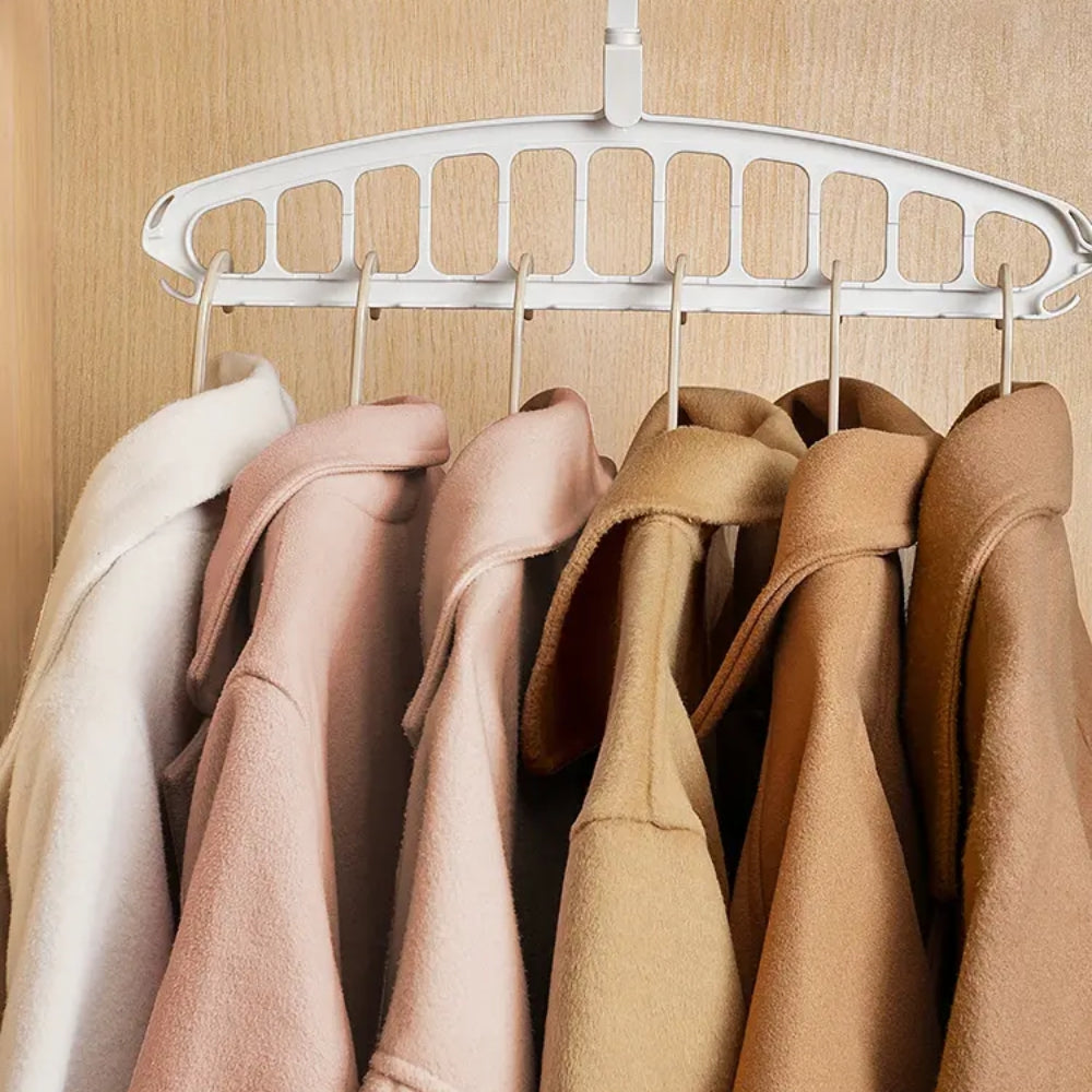 Rotating Folding Clothes Hanger Closet Organizer Storage Hangers - The Grand Bazaar of Australia