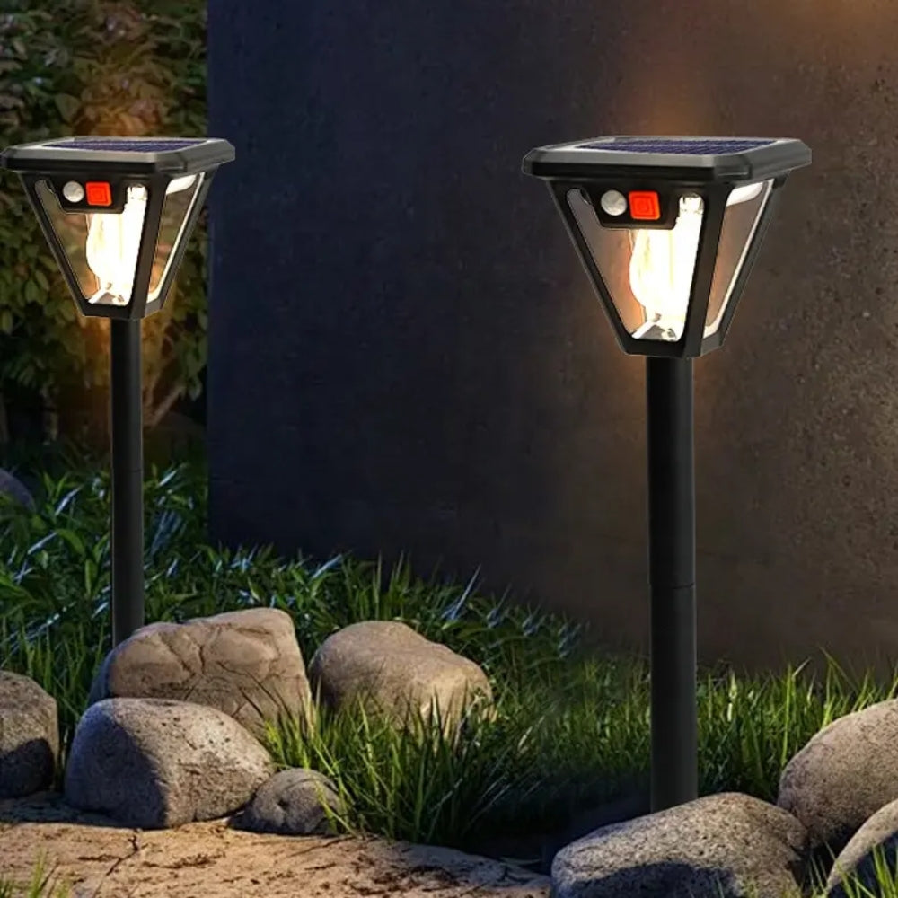 Outdoor Solar Camping Wall Lamps Lawn LED Induction Lamps Garden - The Grand Bazaar of Australia