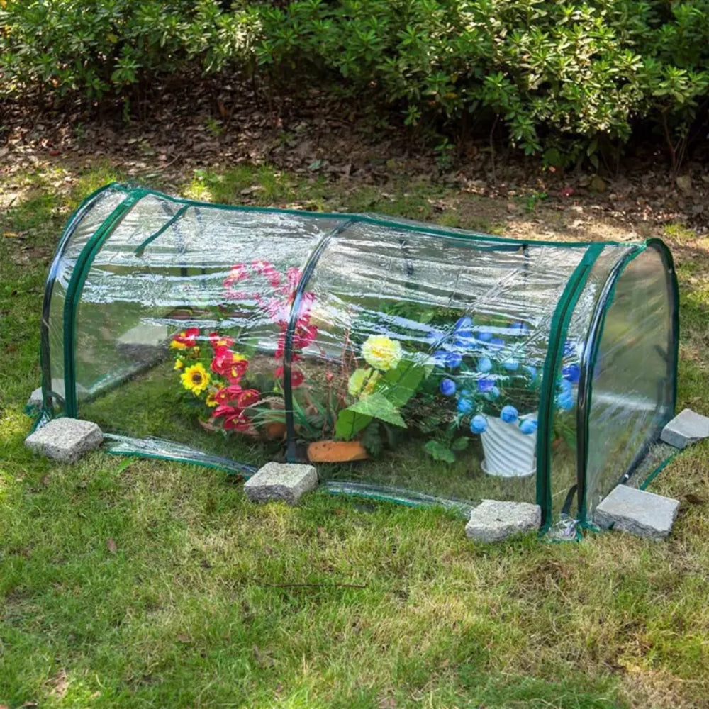 Portable Greenhouse Cover Portable Tunnel Outdoors - The Grand Bazaar of Australia