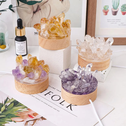 Natural Crystal Lamp Home Decoration Mineral Specimen Collection - The Grand Bazaar of Australia