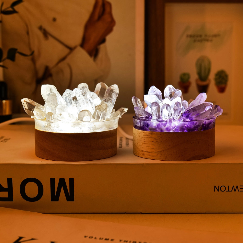 Natural Crystal Lamp Home Decoration Mineral Specimen Collection - The Grand Bazaar of Australia