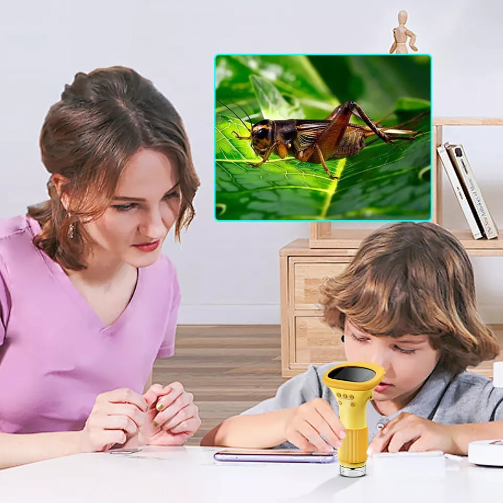 Kids Microscope 1000x Magnifier 200 Megapixels With LED Photo Video - The Grand Bazaar of Australia