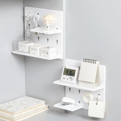 1PC Wall Perforation Free Plastic Shelving Wall Peg Boards for Walls - The Grand Bazaar of Australia