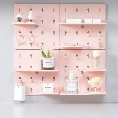 1PC Wall Perforation Free Plastic Shelving Wall Peg Boards for Walls - The Grand Bazaar of Australia