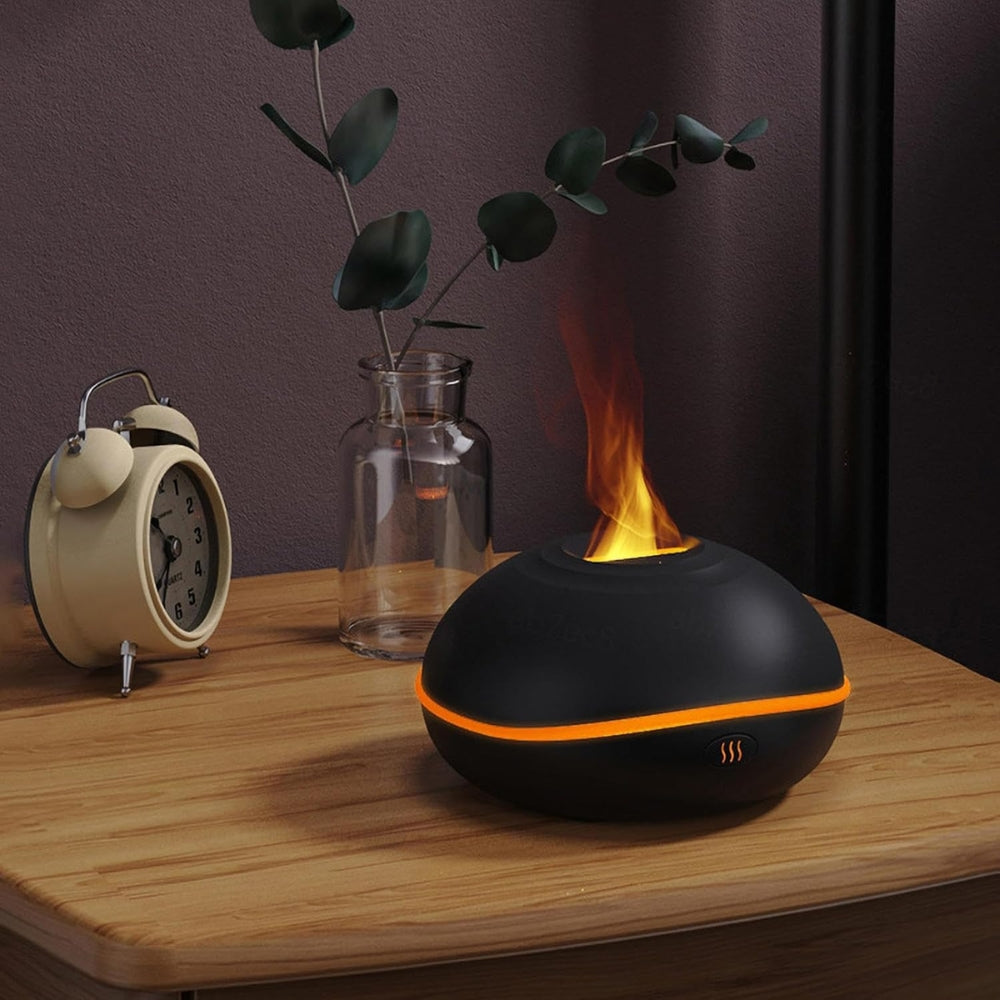 Fire Flame Aromatherapy Diffuser Humidifier with 7 Flames Effect - The Grand Bazaar of Australia