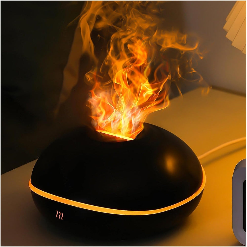 Fire Flame Aromatherapy Diffuser Humidifier with 7 Flames Effect - The Grand Bazaar of Australia