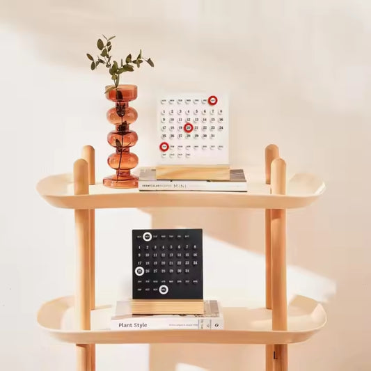 Handmade Acrylic Wooden Base DIY Calendar for Home and Office Desk Decoration - The Grand Bazaar of Australia