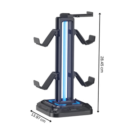 Controller Stand with 9 Light Modes Headset Holder for Desk Stand - The Grand Bazaar of Australia