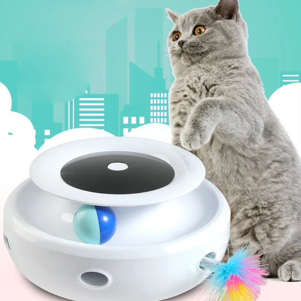 Electric Interactive Toy Pet Set 2 in 1 Smart Feather Fun Ball - The Grand Bazaar of Australia