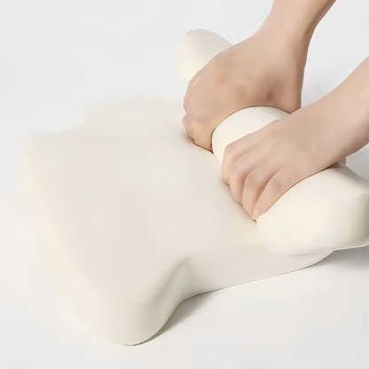 Car Lumbar Back Support Memory Foam Soft Headrest Neck Pillow Cushion - The Grand Bazaar of Australia