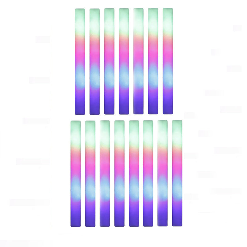 8/10/15/20pcs Colorful LED Glow Foam Sticks - The Grand Bazaar of Australia