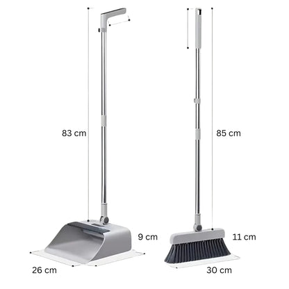 Non Stick Broom Dustpan Floor Brush Set - The Grand Bazaar of Australia