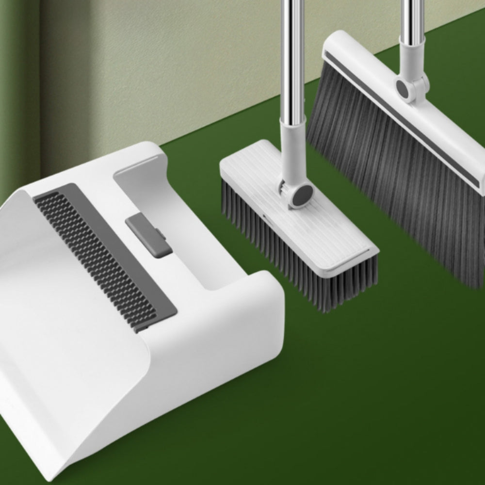 Non Stick Broom Dustpan Floor Brush Set - The Grand Bazaar of Australia