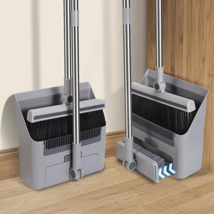 Non Stick Broom Dustpan Floor Brush Set - The Grand Bazaar of Australia