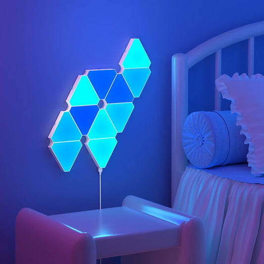 LED Triangular Quantum Lamp RGB Wall Lamp - The Grand Bazaar of Australia