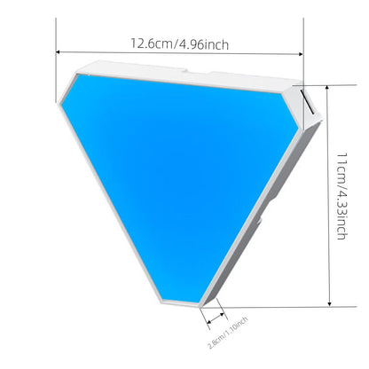 LED Triangular Quantum Lamp RGB Wall Lamp - The Grand Bazaar of Australia