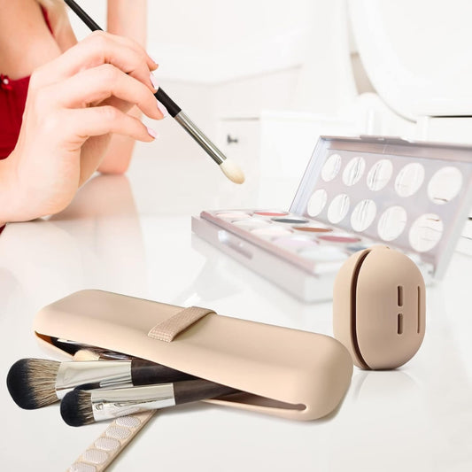 Makeup Brush Holder Silicone Travel Bag - The Grand Bazaar of Australia