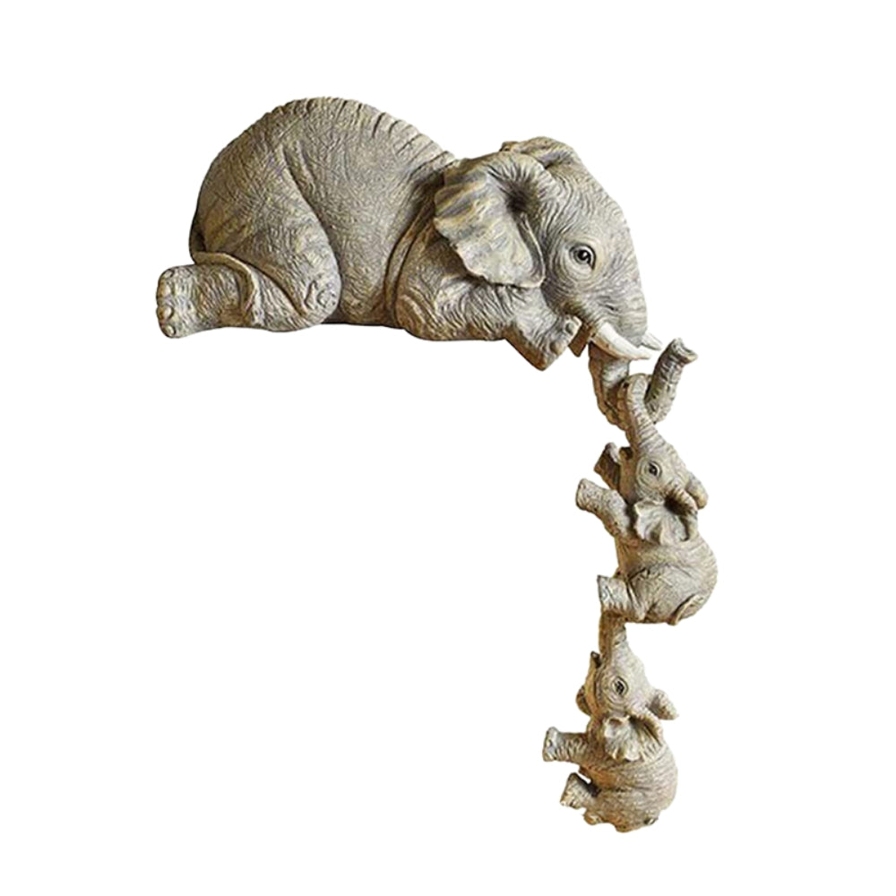 Elephant Sitter Family Figurine Set - The Grand Bazaar of Australia