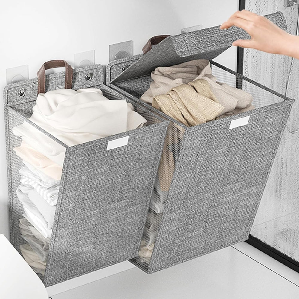 Foldable Adhesive Laundry Basket Hamper - The Grand Bazaar of Australia