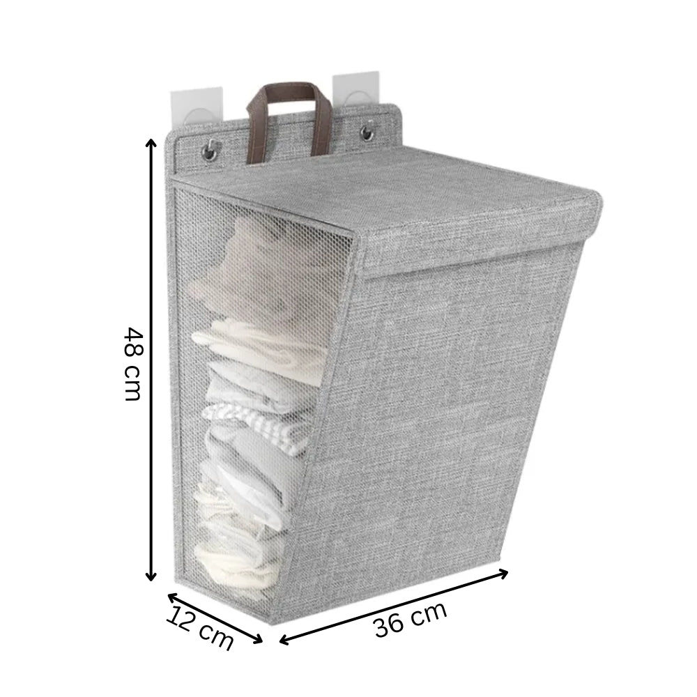 Foldable Adhesive Laundry Basket Hamper - The Grand Bazaar of Australia