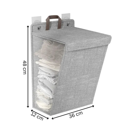 Foldable Adhesive Laundry Basket Hamper - The Grand Bazaar of Australia